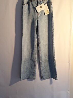 NWT Sezane Light Blue Straight Leg Jeans 36 4 Women's Denim